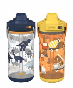 Beacon 2 Piece Bottle Set, 16 oz. (Zaksaurus and Construction)